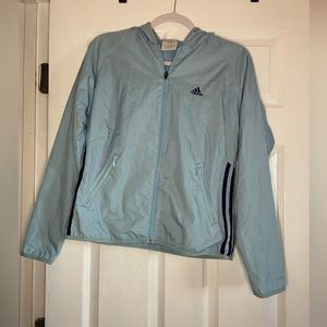 Adidas Women’s size S wind breaker jacket with zip
